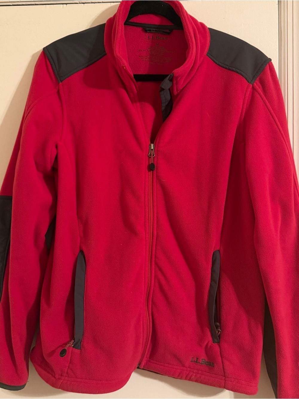 L.L.Bean Fleece Polartec Zipper Jacket Women M Pink